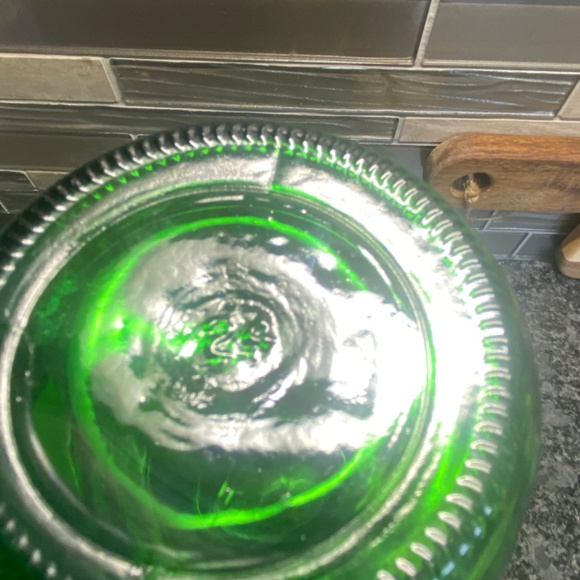 Vintage Real Lemonade Green Glass Bottle 1 Quart - Picture 7 of 7
